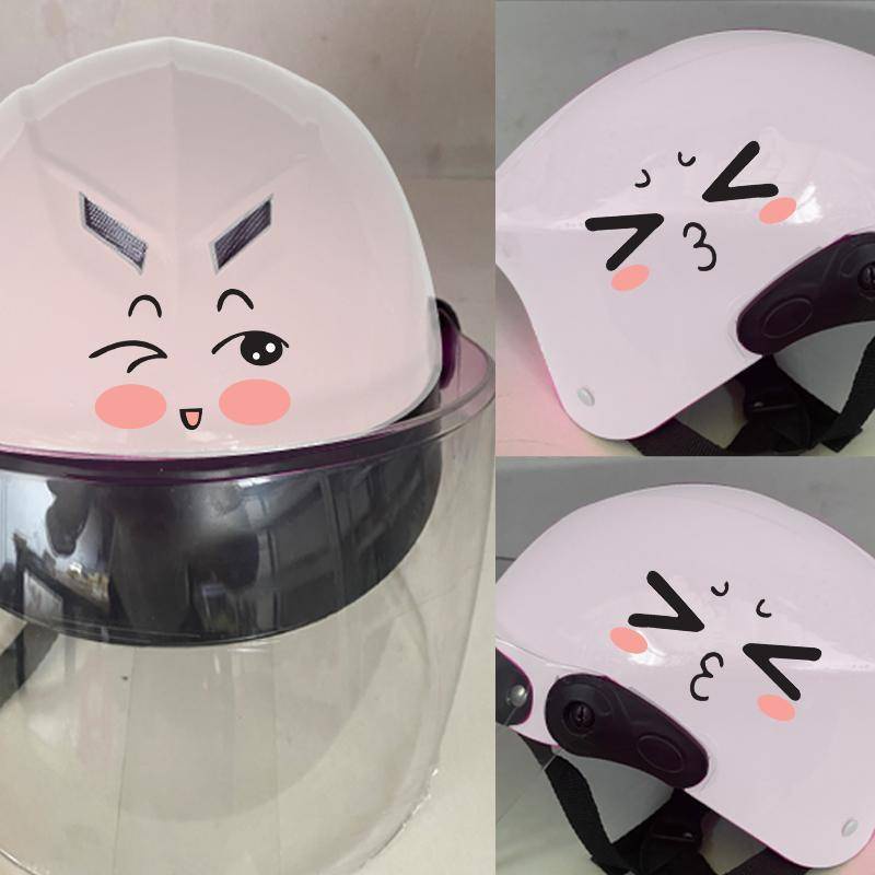 สติกเกอร์กระจกมองหลังไฟฟ้า ลายการ์ตูนน่ารัก สําหรับตกแต่งหมวกกันน็อค ราคา ถูกที่สุด ดีลบีเคเค แกลเลอรีภาพที่ 5