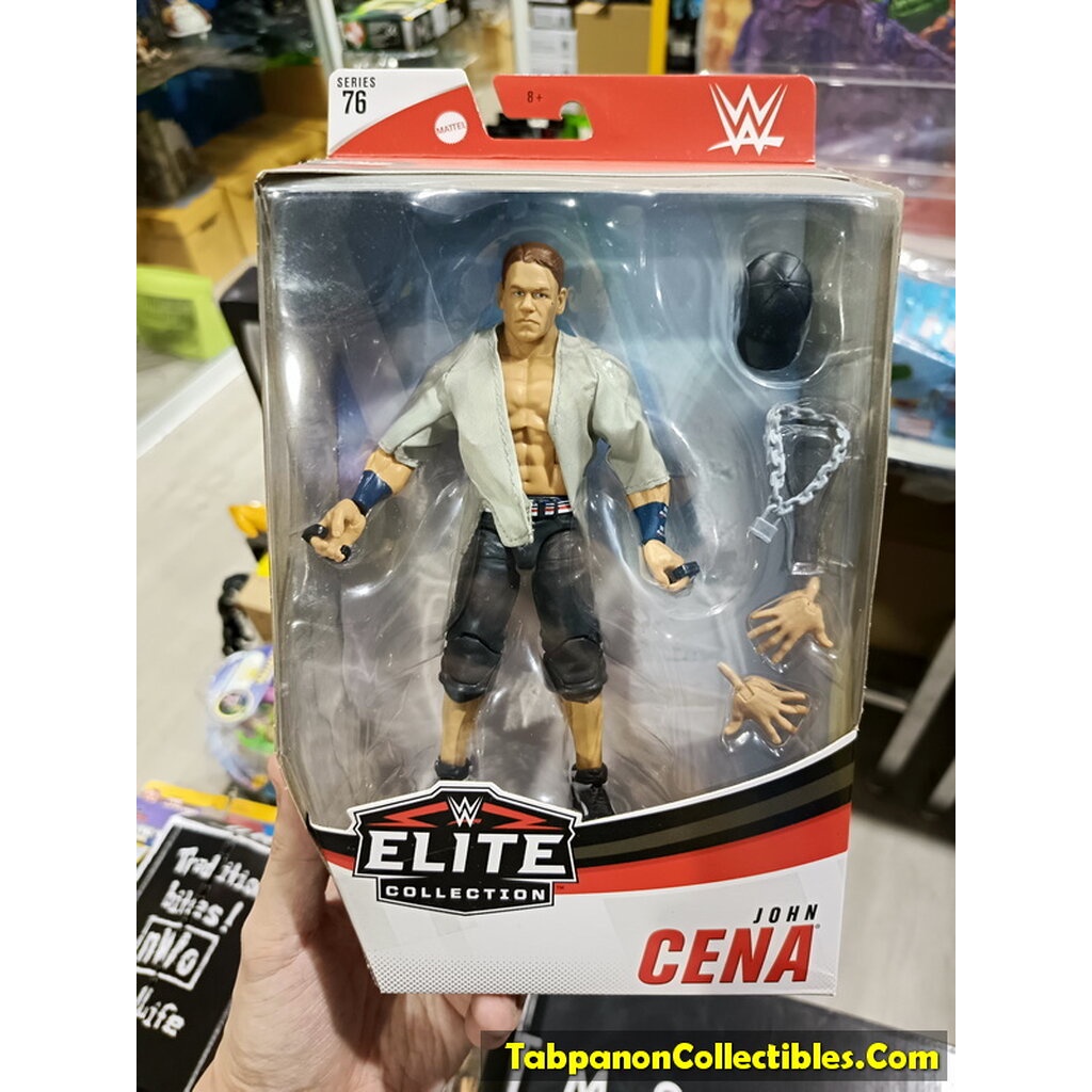[2020.06] WWE Elite 76 WM35 John Cena (สีเลอะ 1ชุดที่แก้ม)