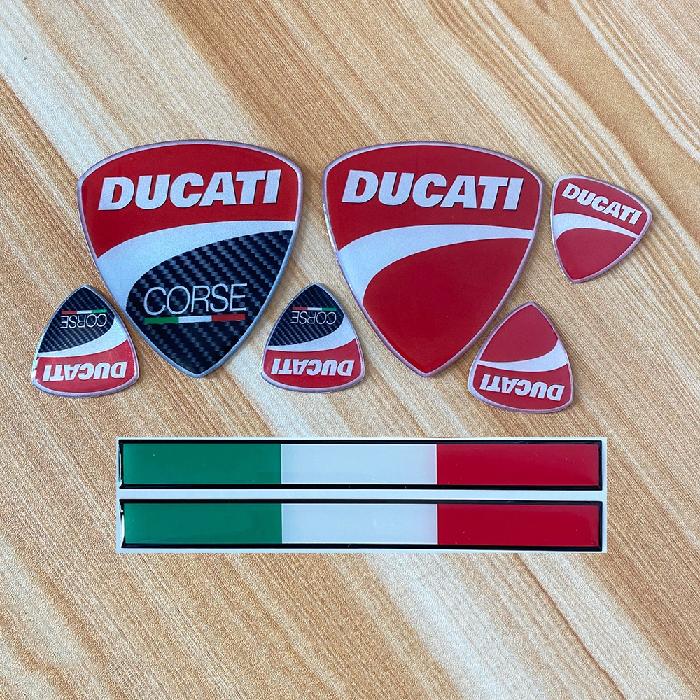 สติกเกอร์โลโก้สะท้อนแสง 3D สําหรับ Ducati 959 796 1299 695 1299 1200