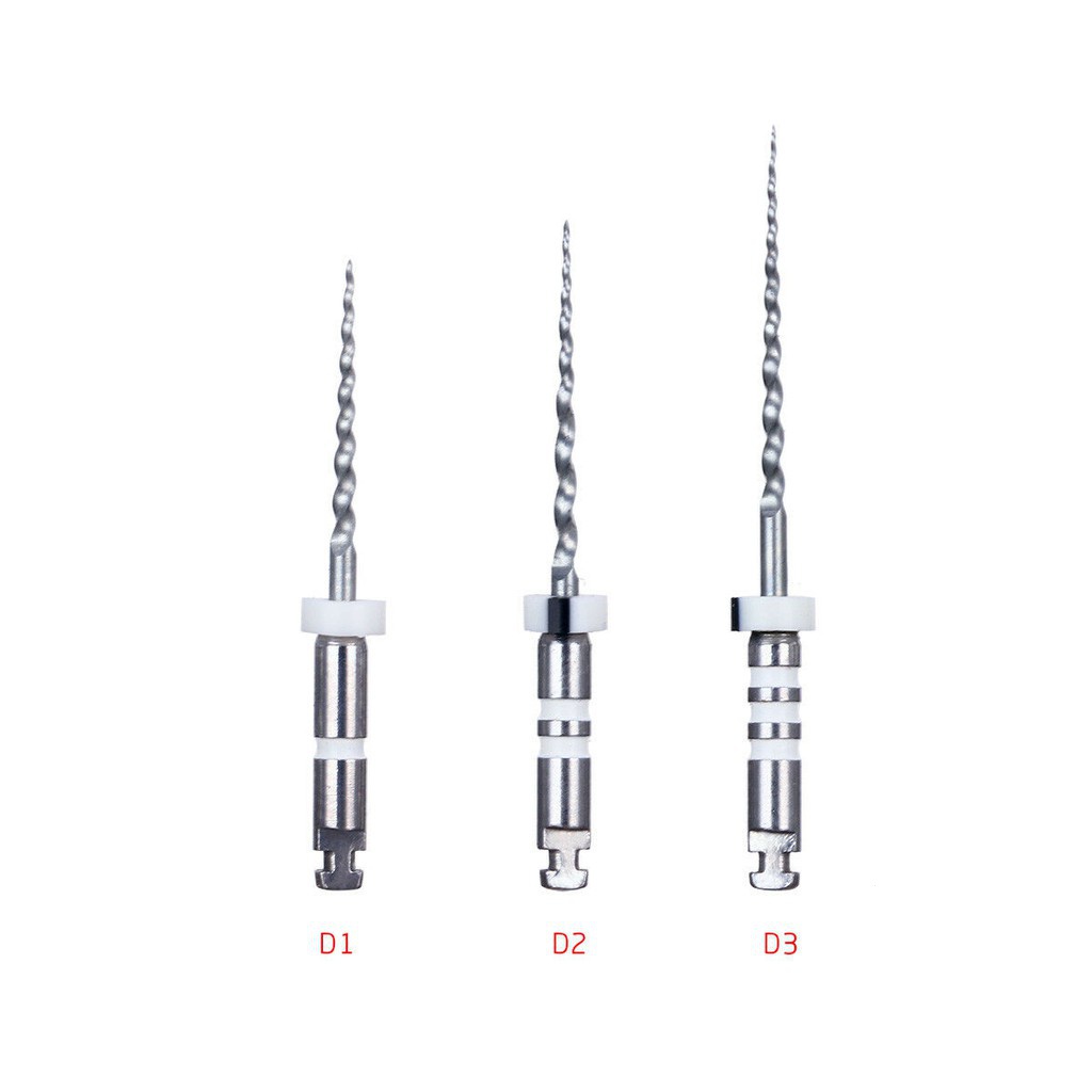 6 ชิ้น/แพ็ค D1-D3Dental Retreatment เครื่องยนต์ Root Canal NiTi แฟ้ม