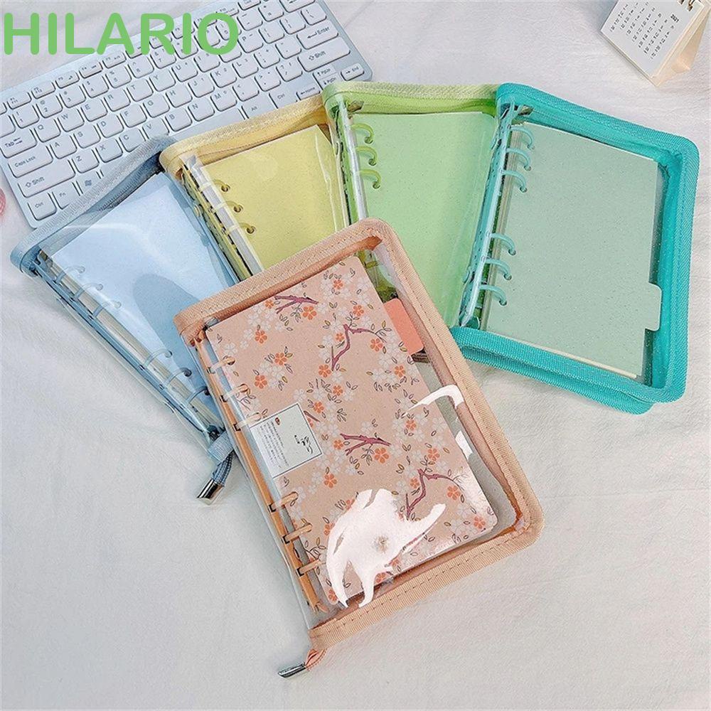 Hilario แฟ้มซิป ขนาด A5 A6 สําหรับใส่สมุดภาพ การ์ดภาพ อัลบั้มรูปภาพ สมุดทํามือ DIY