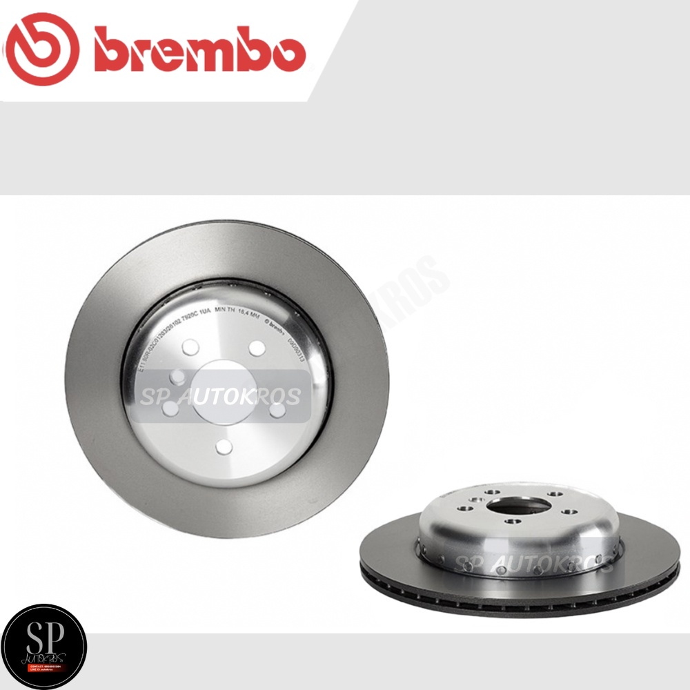 BREMBO จานเบรคหลัง BMW 3 SERIES G20, 5 SERIES G30, 6 SERIES G32, 7 SERIES G12, X3 G01, 16-> X4 G02, 