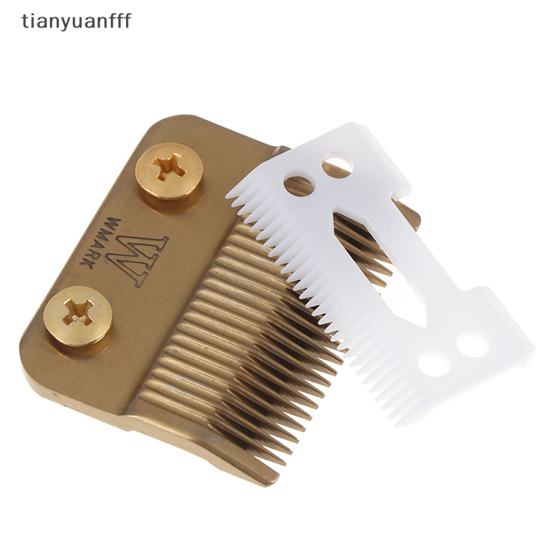 Tianyuanfff 1 ชุดใบมีดผมสีทองพร้อมใบมีดเซรามิกสําหรับไร้สายดี