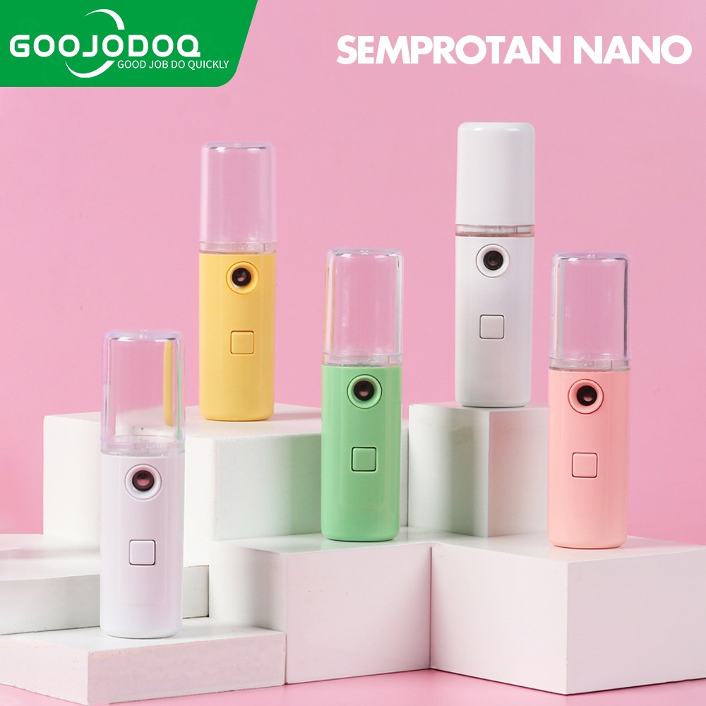 GOOJODOQ Facial Steamers USB Portable Humidifier Nano Mist Mini Face Humidifier