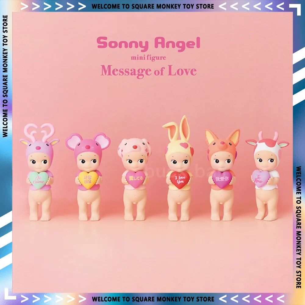 Sunny Angel Blind Box Love Message Series Mystery Box Surprise Kawaii Cartoon Characters