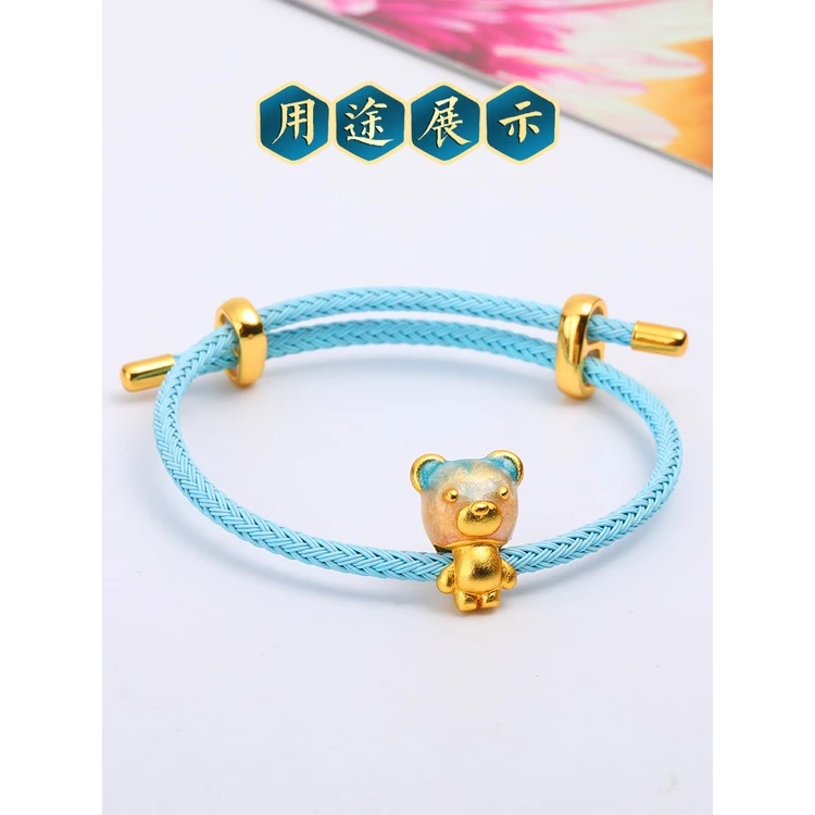 เครื่องประดับ สร้อยข้อมือ ยาว สีพื้น แฟชั่น thumbnail 6