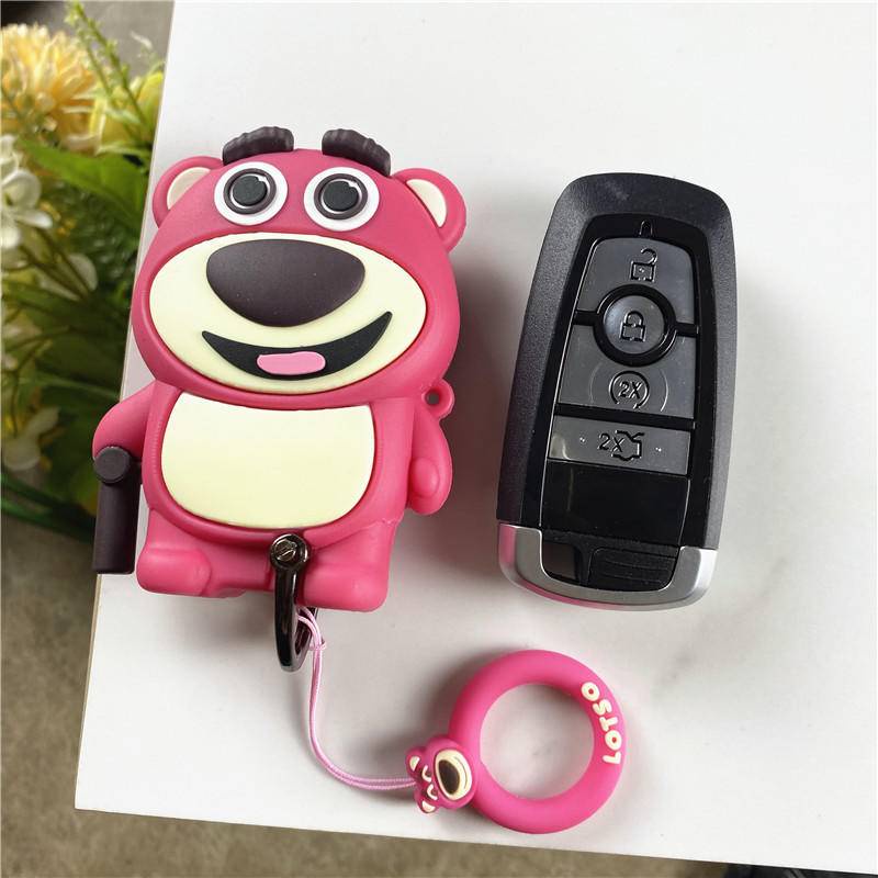 ซองใส่กุญแจรถหนังสำหรับ Ford Kuga Focus Ranger Mondeo Edge Escort Edge Explorer Fiesta Taurus ซองใส่กุญแจรถ ซองใส่กุญแจรถ ซองใส่กุญแจรีโมทรถยนต์