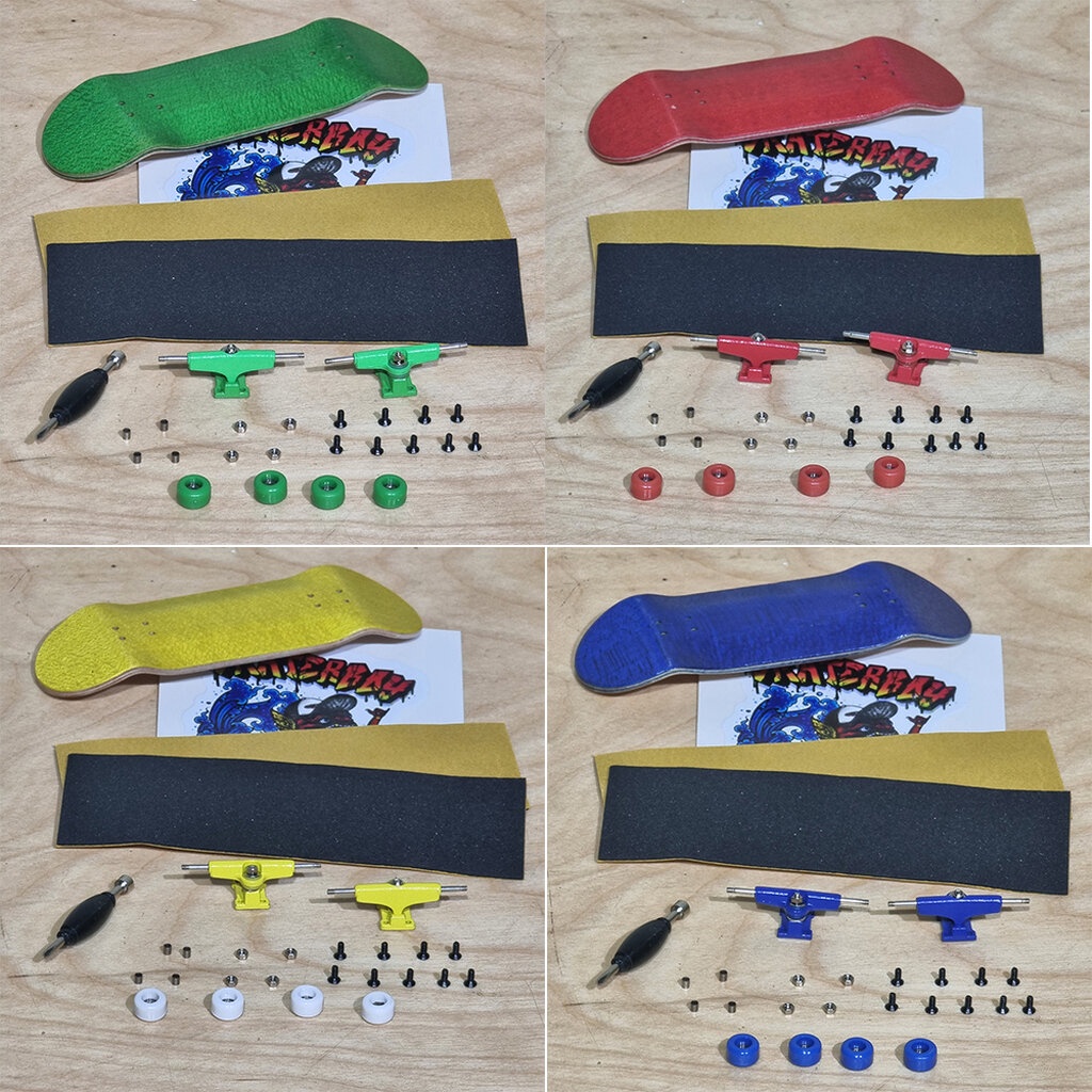 0404 ฟิงเกอร์บอร์ด fingerboard 10x3cm สเก็ตบอร์ดนิ้ว ฝึกท่าได้เหมือนสเก็ตจริง พกไปเล่นแก้เบื่อได้ทุกทีแก้เบื่อ ฝนตก