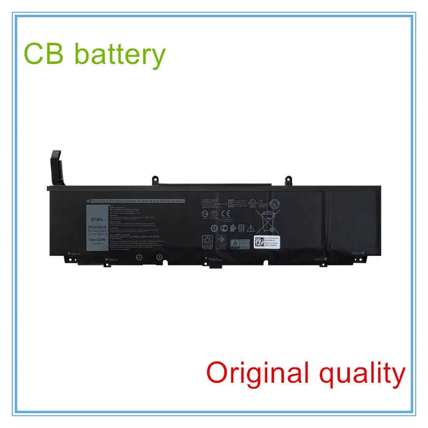 แบตเตอรี่แล็ปท็อป 97Wh XG4K6  for 17 9700  5750 F8CPG 5XJ6R 01RR3 XG4K6, 01RR3, F8CPG