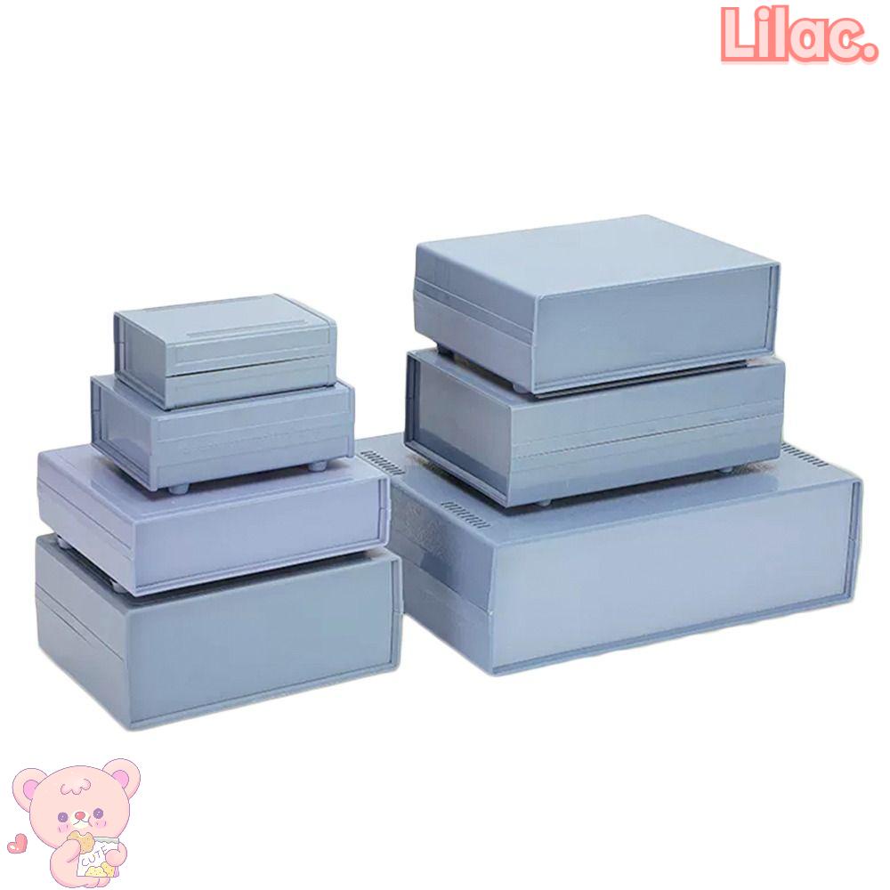Lilac กล่องโปรเจคอิเล็กทรอนิกส์ 7 ขนาด พลาสติก ABS คุณภาพสูง