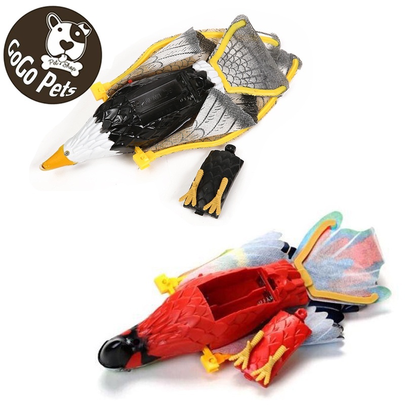 🦅 เหยี่ยวไล่นก ปีกขยับได้ ไล่นก ของเล่นแมว แมวไล่นก ปีกสามารถขยับได้ ใส่ถ่าน AA 2 ก้อน (ไม่รวมถึง) - รูปที่ 5