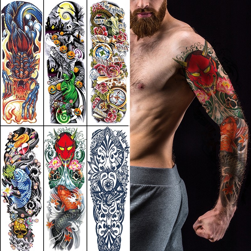 【WOOW TATTOO】สติกเกอร์รอยสักชั่วคราว กันน้ํา ติดทนนาน ถึง 3-7 วัน