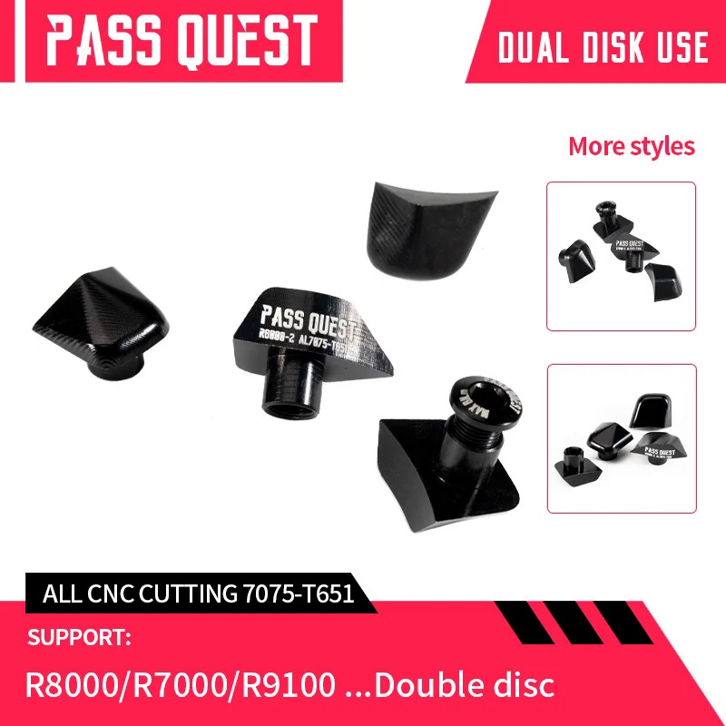 PASS QUEST-Bike Screw Cap, Modification Cap, R7000, R8000, R9100, R7100, DU, R8100, UT, R9200, 2 ชิ้