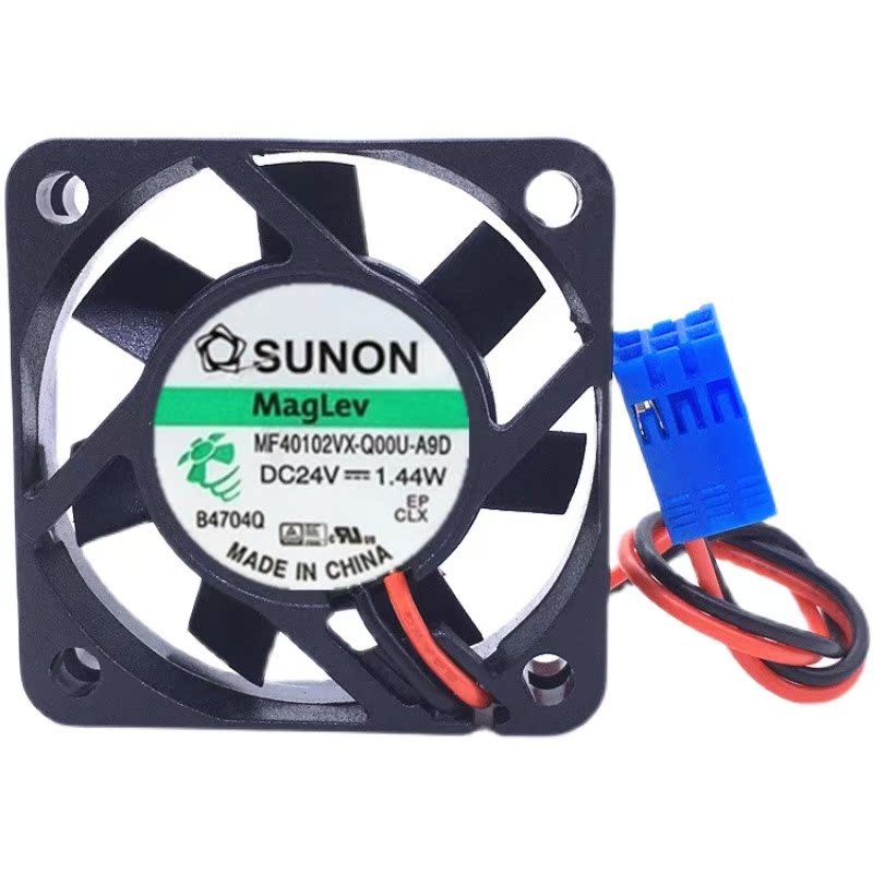 MF40102VX-Q00U-A9D SUNON 4010 24V 1.44 W พัดลมเงียบ 2 สาย