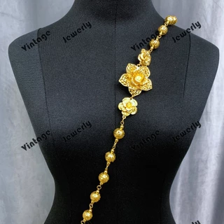 Vintage Jewelry สร้อย สังวาลย์ ชุดไทย ประดับ ลูกปัด สร้อยคอแฟชั่น ผู้ใหญ่ มี3สี