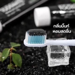 ยาสีฟันถ่านไม้ไผ่ ยาสีฟัน จากผงถ่านไม้ไผ่ ฟันขาว ขจัดกลิ่นปาก ขจัดคราบ ยาสีฟันฟอกสีฟัน 105g