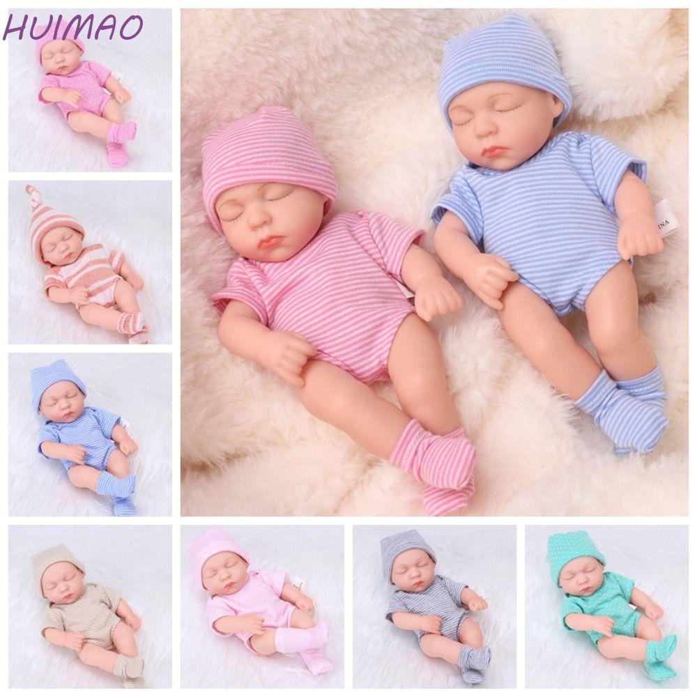Huimao ตุ๊กตาเด็กทารกเสมือนจริง ซิลิโคนไวนิล สัมผัสนุ่ม กันน้ํา ของขวัญวันเกิด สําหรับเด็กผู้หญิง