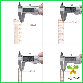 ZM. กระบอกตวง การตวงปริมาตร ชนิดแก้ว ขนาด 5ml 10ml 25ml 50ml 100ml Glass measuring cylinder