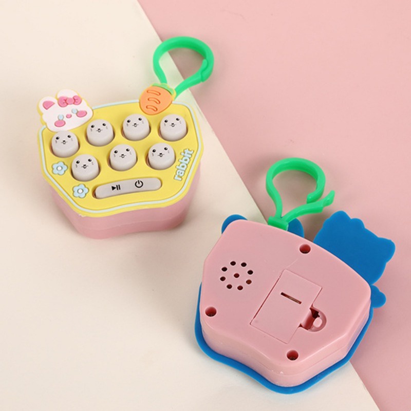 Sanrio Pop It Whack-a-mole Game Console Kuromi Melody พวงกุญแจกระเป๋านักเรียน จี้ ของเล่นเด็ก พัฒนาการทางปัญญา คอนโซลเกมมือถือ ขนาดเล็ก