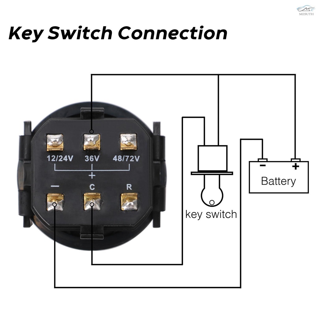 เครื่องวัดชั่วโมงดิจิทัล Lcd พร้อมไฟแสดงสถานะแบตเตอรี่ led 12V 24V 36V 48V 72V ราคา ถูกที่สุด ดีลบีเคเค แกลเลอรีภาพที่ 6