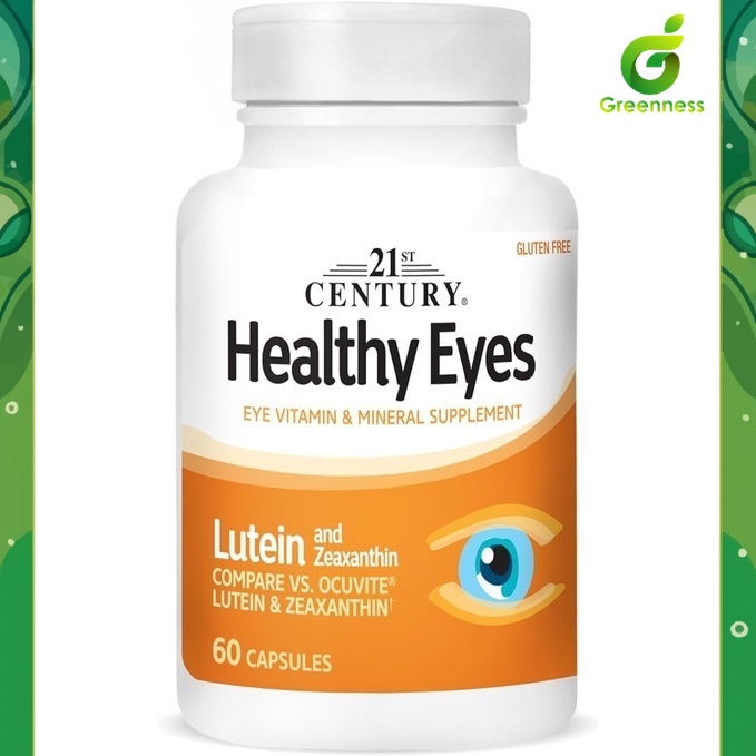 21st Century Healthy Eyes Lutein &amp; Zeaxanthin (60เม็ด) บำรุงสายตา