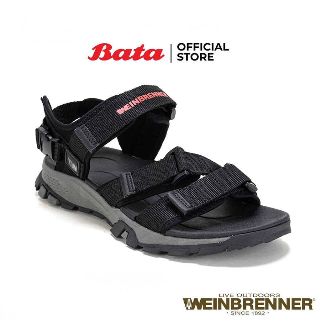 Bata บาจา Weinbrenner รองเท้าลำลองแบบสวมรัดส้น เดินป่า ไม่ลื่น ลุยน้ำได้ สวมใส่ง่าย สำหรับผู้ชาย รุ่น MANQUEHUE สีมะกอก 8407017 สีดำ 8406017