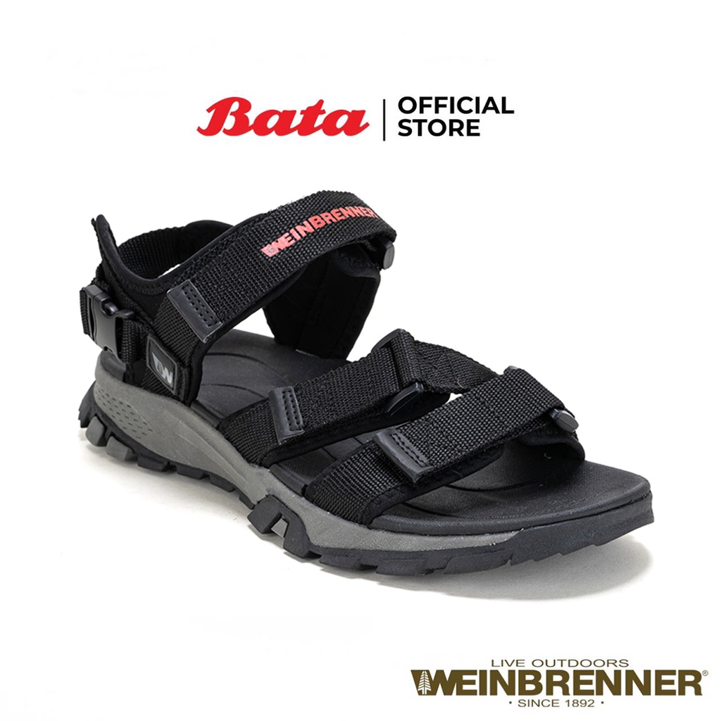 Bata บาจา Weinbrenner รองเท้าลำลองแบบสวมรัดส้น สำหรับผู้ชาย รุ่น MANQUEHUE สีมะกอก 8407017 สีดำ 8406017
