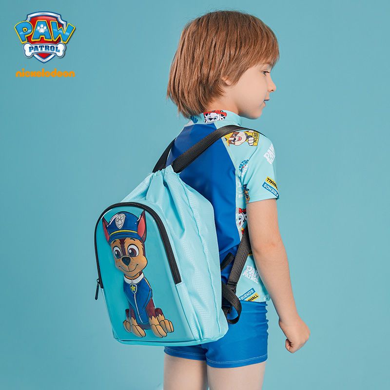 Wang Wang Team ถุงว่ายน้ำแยกแห้งและเปียกสำหรับเด็กกันน้ำกระเป๋าเป้สะพายหลัง