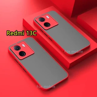 Redmi A3 Redmi 13C 14C 12C 13 4G A1 A2Plus เคสขอบสี ผิวด้าน เคสกันกระแทก สำหรับตรงรุ่น ซิลิโคนแข็ง เคสโทรศัพท์ 025