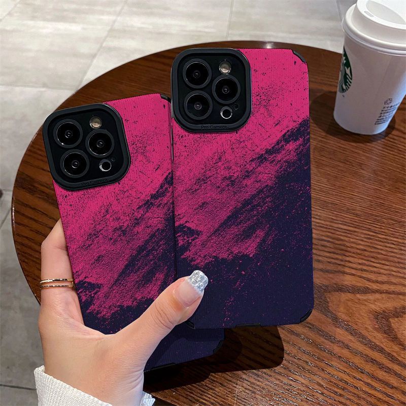 Creative Rendering สีแดง 11Promax Apple 14 เคสโทรศัพท์ 13 หญิง Iphone12 สําหรับ 6S/7/8Plus แฟชั่น 15