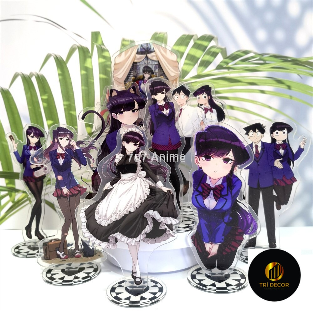 อะนิเมะ Standee รุ่น Komi Cant Communicate Concerts Komi Shoko น่ารักน่ารักอุปกรณ์ตกแต่ง