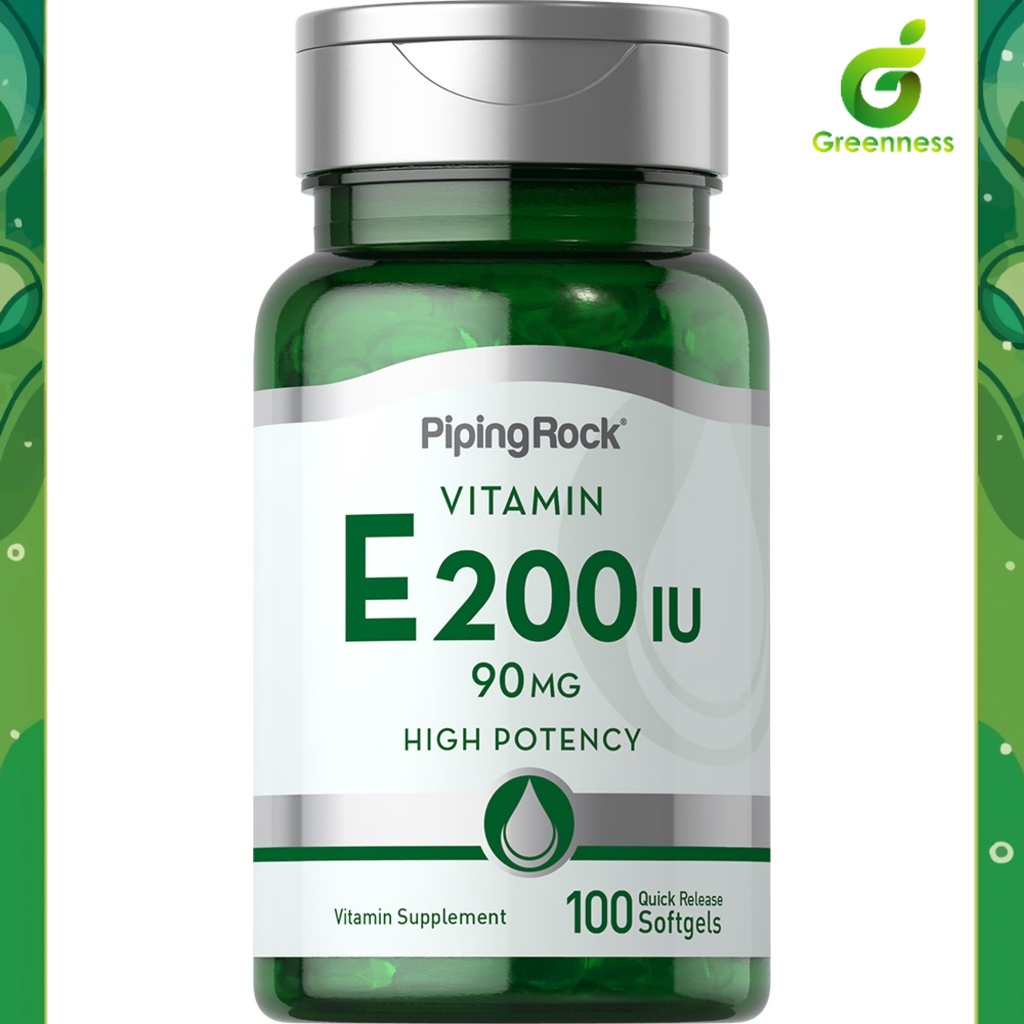 Vitamin E 200 IU 90 mg. (100ซอฟต์เจล) วิตามินอี