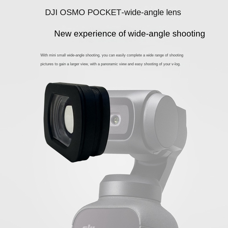 ขยายกล้อง Osmo Pocket 4/3 ของคุณพร้อมอุปกรณ์เสริมเลนส์มุมกว้าง