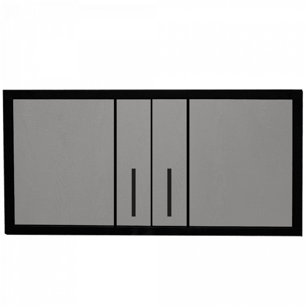 GlobalHouse CLOSE ตู้แขวนคู่เสริม UPVC  LABARIS ขนาด  86x41 ซม. สีเทา สินค้าของแท้คุณภาพดี