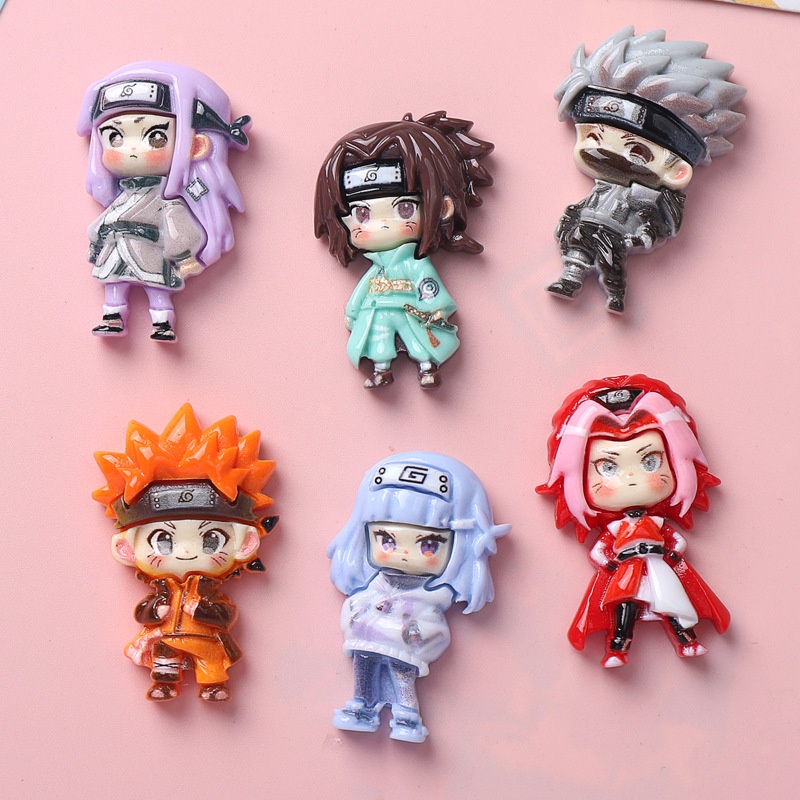 10ชิ้นสาวการ์ตูนเด็กผู้ชายเรซิ่นเสน่ห์สําหรับ ทําเอง (3-78)