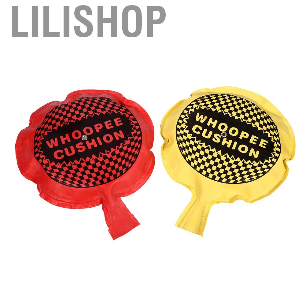 Lilishop Whoopee Cushion  Awkward Novelty Prunk Trick Joke Fart Pad Noise Maker Funny Tools Rubber Cushions Suitable for Kids Children Adults Office Home or Party