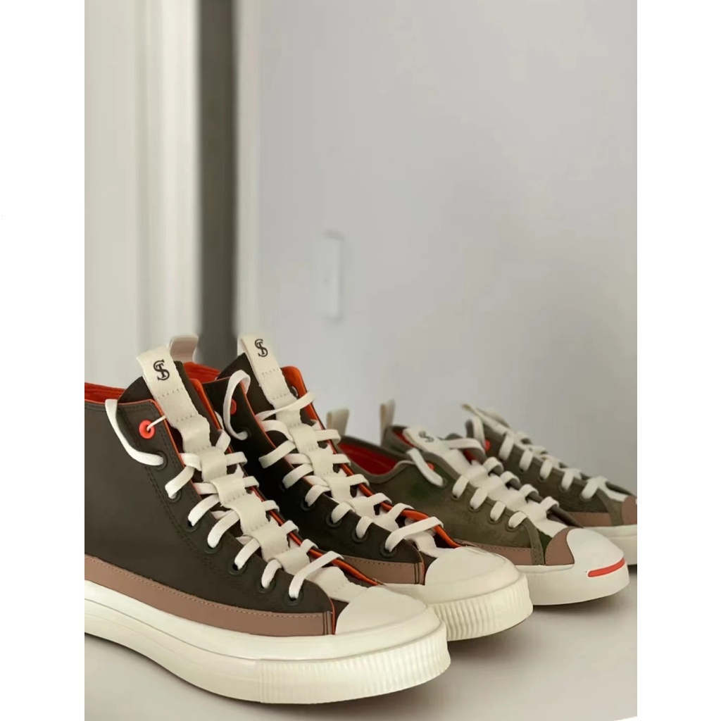 CONVERSE X Todd Snyder high CUT ชายหญิง All-Match กีฬาสันทนาการผ้าใบ unisex สำหรับสตรีและผู้ชาย-29