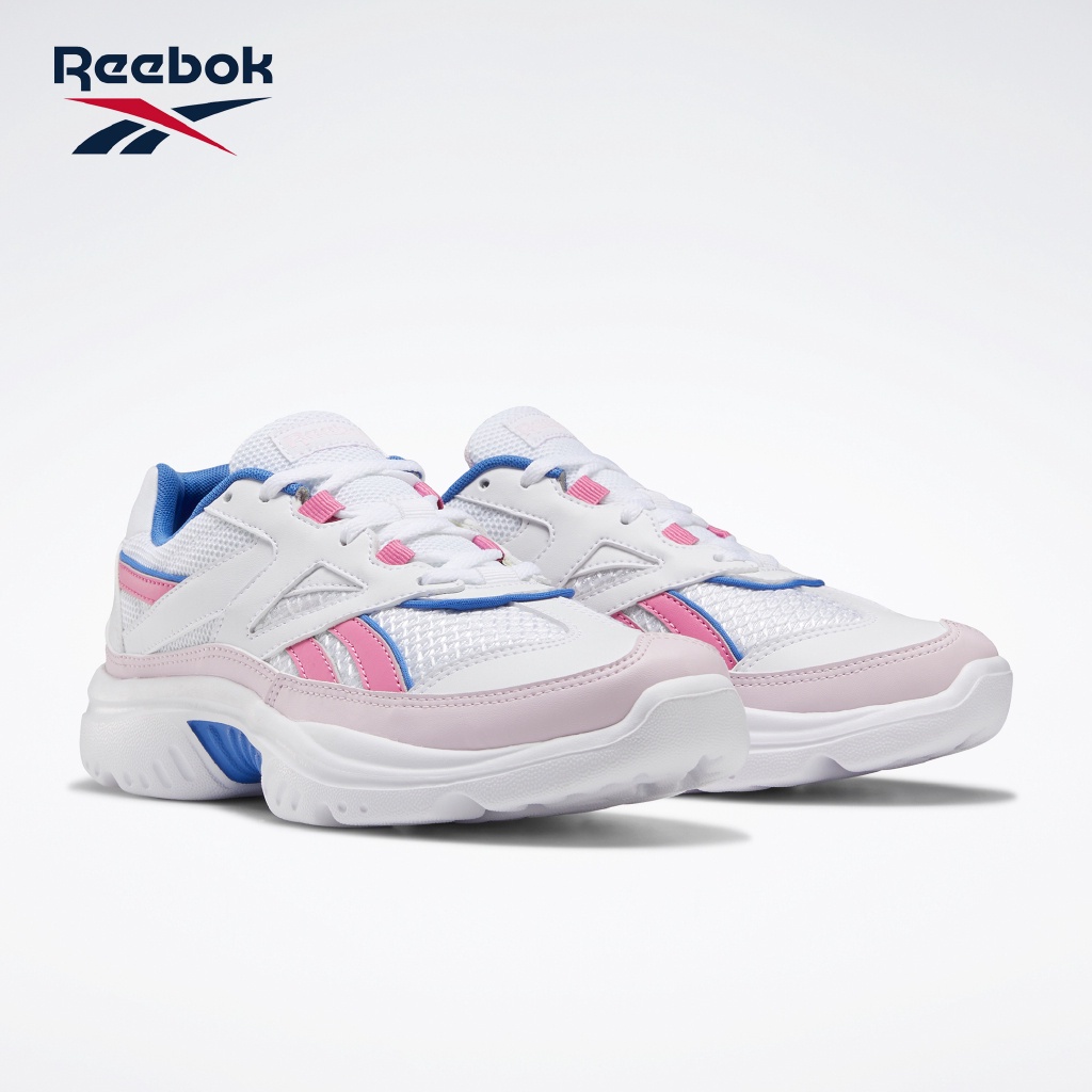Reebok Royal Lumella Classic Shoes for Women(White/Posh/Pink)
