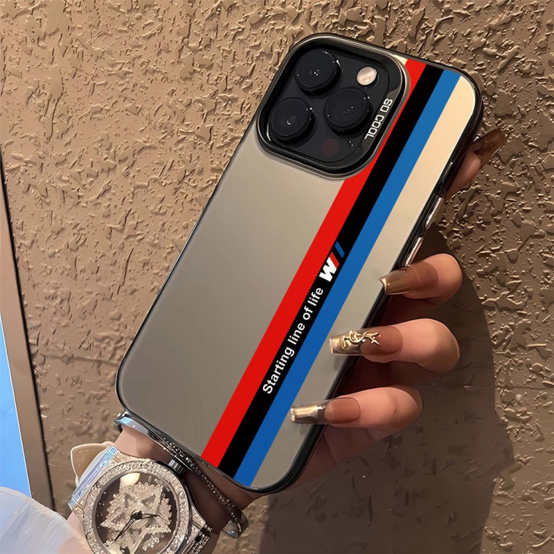 เคสโทรศัพท์มือถือ ป้องกัน กันกระแทก รูขนาดใหญ่ ลาย BMW หลากสี สําหรับ iPhone x xs xr xsmax 11 12 13 14 15 Pro max plus