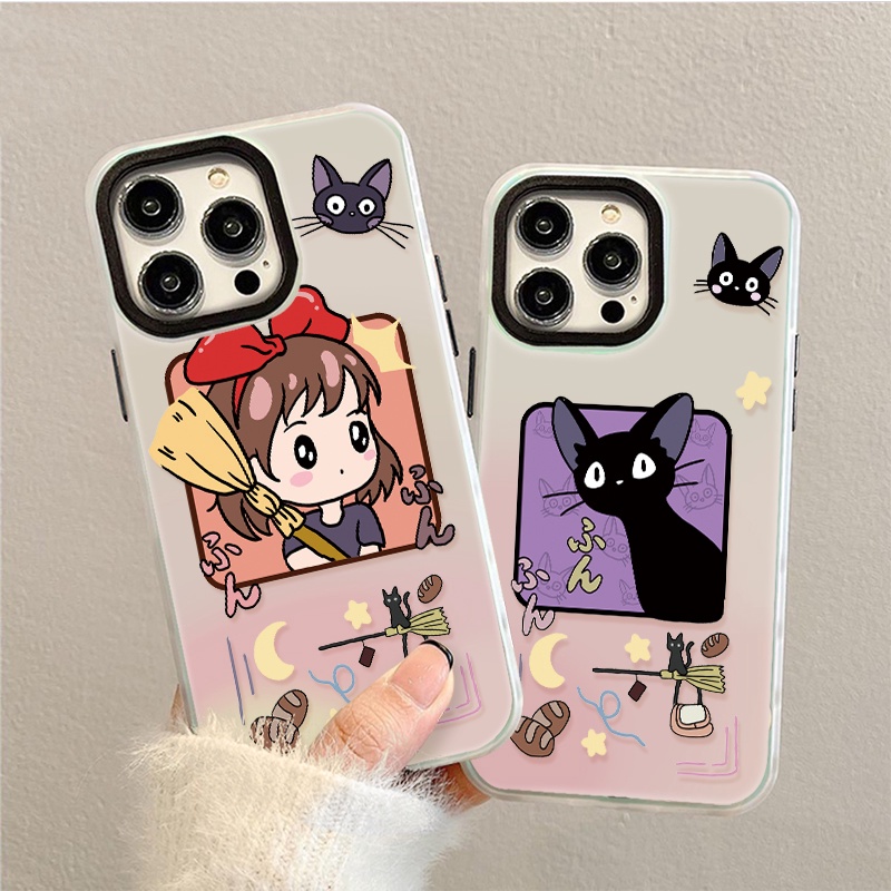 (พร้อมส่งในไทย)แม่มดน้อย สำหรับ เคสไอโฟน12/11 iphone15/14/13 pro max 18/7/xr/xs โปร่งแสง TPU ป้องกันการตก case