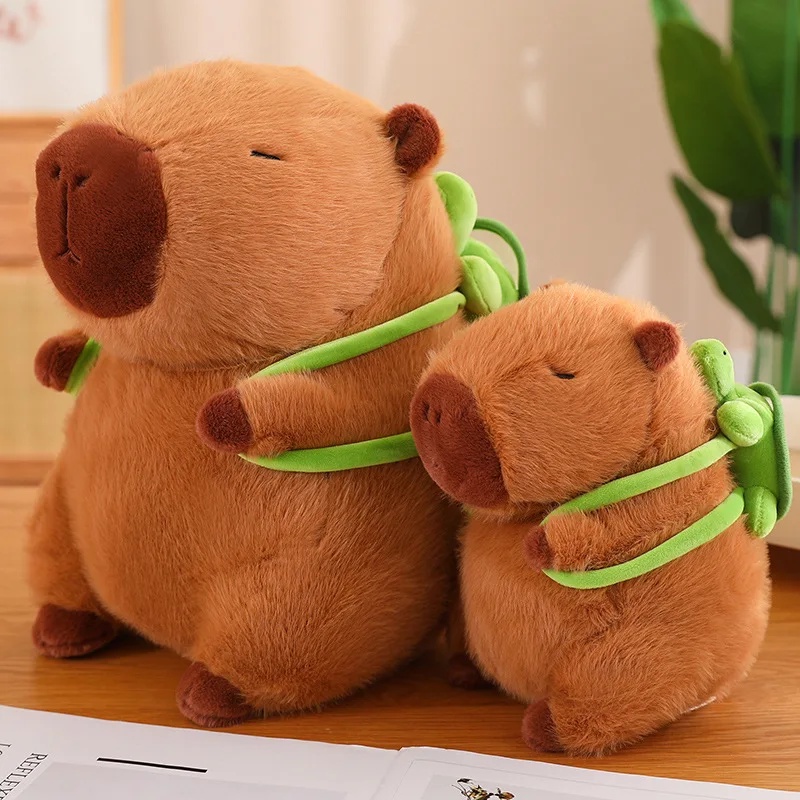 คาปิบาร่า capybara ตุ๊กตาคาปิบาร่า ตุ๊กตาคาพีบาร่า ตุ๊กตาคาพิบาร่า Capybara คาพีบาร่า กะปิปลาร้า, Capybara ตุ๊กตานุ่ม รูปสัตว์ป่า คาปิบารา สมจริง ของเล่นตุ๊กต