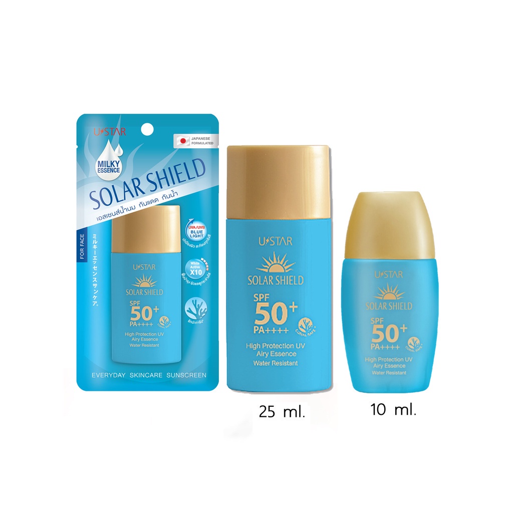 ♦️ของแท้·ส่งด่วน·ถูก♦️Ustar Solar Shield High Protection UV Airy Essence SPF50+ PA++++ : ยูสตาร์ กัน