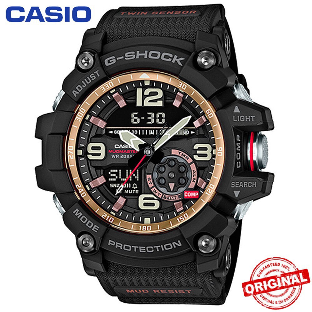 นาฬิกาข้อมือ Casio G-SHOCK GG-1000 MUDMASTER สีโรสโกลด์ สําหรับผู้ชาย