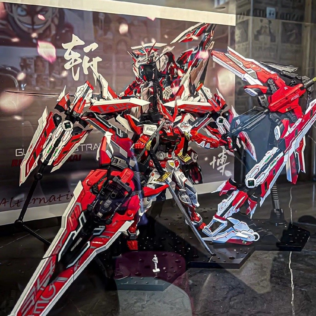 โมเดลกันดั้ม HG สีแดง ของเล่นสําหรับเด็ก