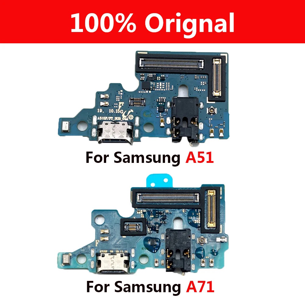 ของแท้ 100% บอร์ดเชื่อมต่อสายชาร์จ USB ชาร์จเร็ว สําหรับ Samsung A51 A515F A71 A715F