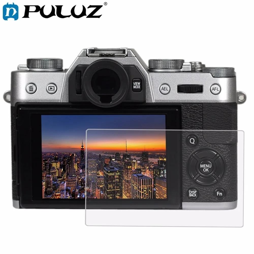 Puluz ฟิล์มกระจกนิรภัยกันรอยหน้าจอ LCD 9H ขอบโค้ง 0.3 มม. สําหรับกล้อง FujifilmX-T10 T20 2.5D PU5520