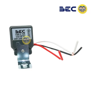 BEC สวิตซ์แสงแดด รุ่น PSB 0-10A สามารถใช้กับ LED ได้ Photo Switch สวิตซ์แสง เซนเซอร์แสง โฟโต้สวิตซ์