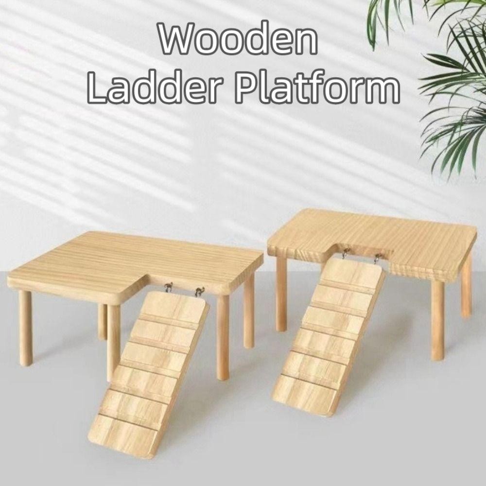 ยูเพย บันไดไม้ ,ติดตั้งง่ายหนูแฮมสเตอร์กระโดดคณะกรรมการ,บันได ทําเอง อุปกรณ์กรงของเล่นสนามเด็กเล่นที่ทนทานสําหรับสัตว์เลี้ยงขนาดเ - รูปที่ 3