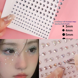 สติ๊กเกอร์แต่งหน้า/เมคอัพหน้ามุก/เมคอัพตา/เมคอัพตาเพชรประกายเพชร