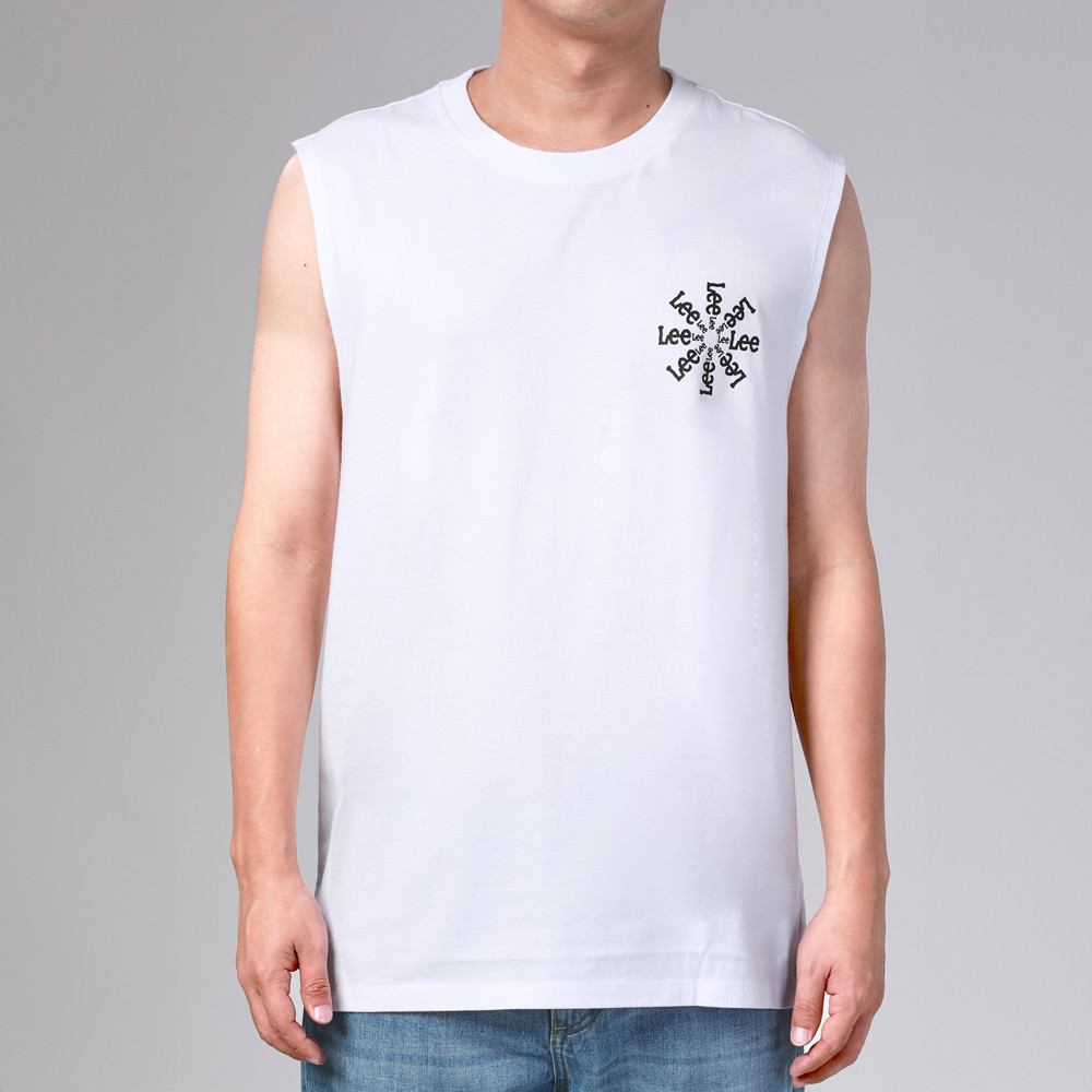 LEE เสื้อกล้ามผู้ชาย รุ่น LE S624MTANS32 สีขาว